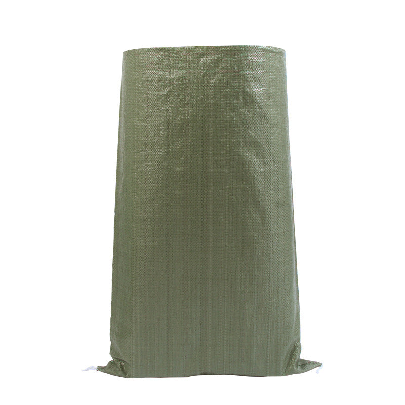 Gray coated woven bag