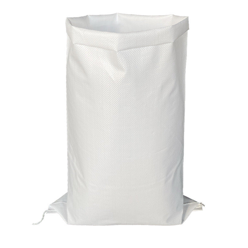 White woven bag